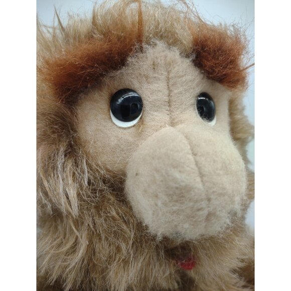 Vtg 1977 Animal Fair Big Foot Sasquatch 14" Stuffed Animal Toy Plush Brown Furry - Picture 4 of 10
